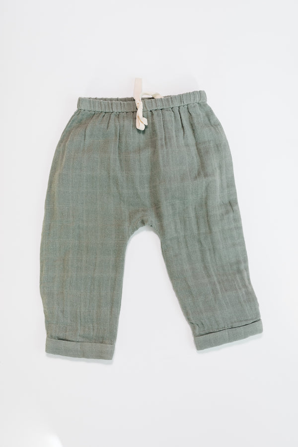 Linen pants in Sage