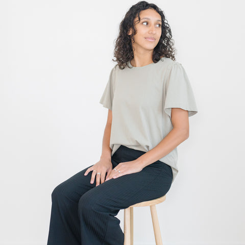 Not-So-Basic Tee in Sage